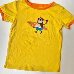 GAP Yellow T-Shirt with Surfing Bear